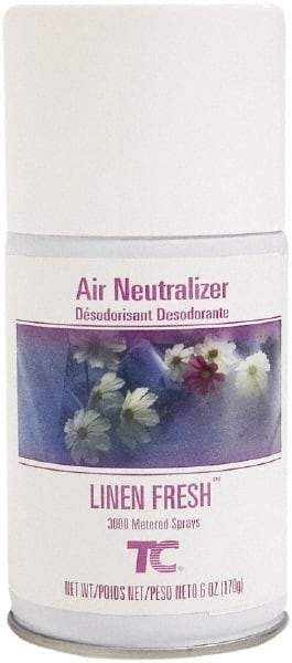 Rubbermaid - 5.25 oz Air Freshener Dispenser Aerosol Refill - Linen, Compatible with Standard Aerosol Dispensers - Strong Tooling