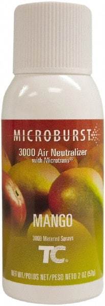 Rubbermaid - 2 oz Air Freshener Dispenser Aerosol Refill - Mango, Compatible with Microburst 3000 Dispensers - Strong Tooling