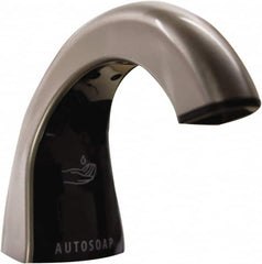 Rubbermaid - 800 to 1600 mL Liquid Soap Dispenser Hardware - Metal & Plastic, Counter Mounted, Chrome/Black - Strong Tooling