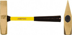 Ampco - 5 Lb Head Nonsparking Cutoff Hammer - 15" OAL, 15" Long Fiberglass Handle - Strong Tooling