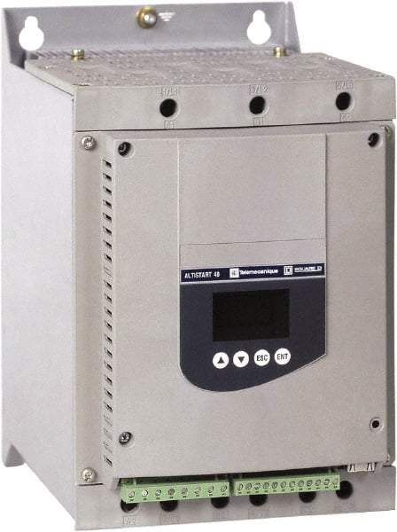 Schneider Electric - 47 Amp, 208 to 690 Coil VAC, Enclosed IEC Motor Starter - 1 Phase Hp: 15 at 230 Volt, 3 Phase Hp: 30 at 460 Volt, 40 at 575 Volt - Strong Tooling