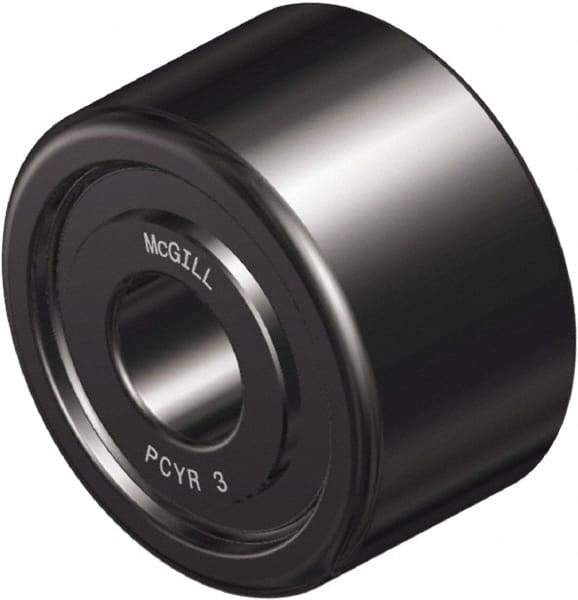 McGill - 1-3/4" Bore, 5" Roller Diam x 3-3/4" Roller Width, Steel Plain Yoke Roller - 35,800 Lb Dynamic Load Capacity, 2.85" Overall Width - Strong Tooling