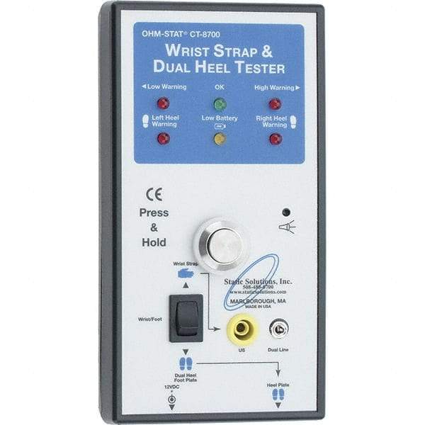 PRO-SAFE - Anti-Static Monitors & Testers Type: Wrist Strap Tester Power Source: Plug-In - Strong Tooling