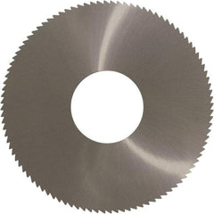 Controx - 1-1/2" Diam x 0.0313" Blade Thickness x 1/2" Arbor Hole Diam, 60 Tooth Slitting and Slotting Saw - Arbor Connection, Right Hand, Uncoated, Solid Carbide, Concave Ground - Strong Tooling