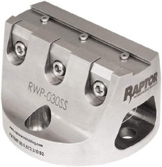 Raptor Workholding - 3/4" Jaw Width, 3" High Dovetail Vise - For Use with 4 & 5 Axis Workholding Systems - Strong Tooling