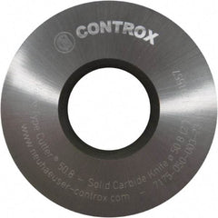 Controx - 2" Diam x 0.1299" Blade Thickness x 3/4" Arbor Hole Diam, 0 Tooth Slitting and Slotting Saw - Arbor Connection, Right Hand, Proprietary Coated, Solid Carbide, Concave Ground - Strong Tooling