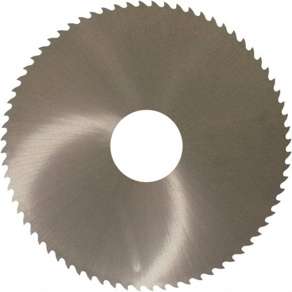 Controx - 2" Diam x 0.01" Blade Thickness x 1/2" Arbor Hole Diam, 40 Tooth Slitting and Slotting Saw - Arbor Connection, Right Hand, Uncoated, Solid Carbide, 15° Rake, Concave Ground - Strong Tooling