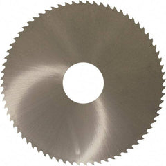 Controx - 1-3/4" Diam x 0.01" Blade Thickness x 1/2" Arbor Hole Diam, 36 Tooth Slitting and Slotting Saw - Arbor Connection, Right Hand, Uncoated, Solid Carbide, 15° Rake, Concave Ground - Strong Tooling