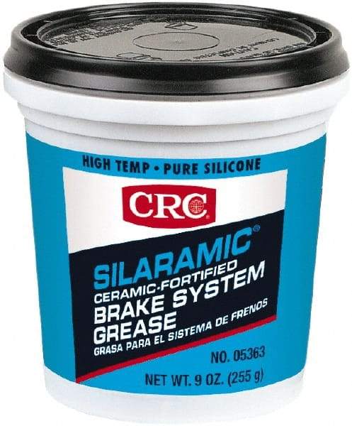 CRC - 9 oz Tub Polydimethylsiloxane High Temperature Grease - Off White, High/Low Temperature, 3000°F Max Temp, NLGIG 2, - Strong Tooling