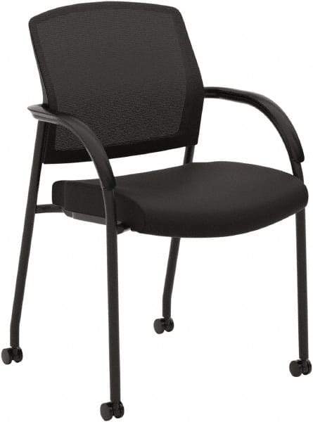 Hon - 34-1/2" High Guest Chair - 23" Wide x 24-3/4" Deep, Fabric Mesh Seat, Black - Strong Tooling