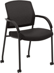 Hon - 34-1/2" High Guest Chair - 23" Wide x 24-3/4" Deep, Fabric Mesh Seat, Black - Strong Tooling