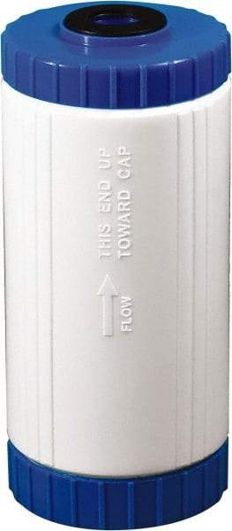 Value Collection - 4-1/2" OD, 10µ, Polypropylene Sediment, Carbon, Taste & Odor Cartridge Filter - 9-3/4" Long, Reduces Dirt, Rust, Tastes & Odors - Strong Tooling