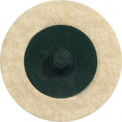 WALTER Surface Technologies - 3" Diam, Unmounted Buffing Wheel - Quick Change Felt Disc - Strong Tooling