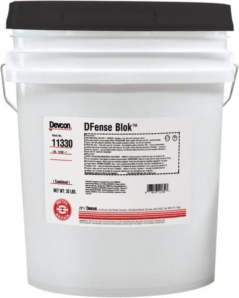 Devcon - 30 Lb Pail Two Part Epoxy - 25 min Working Time, 2,616 psi Shear Strength - Strong Tooling