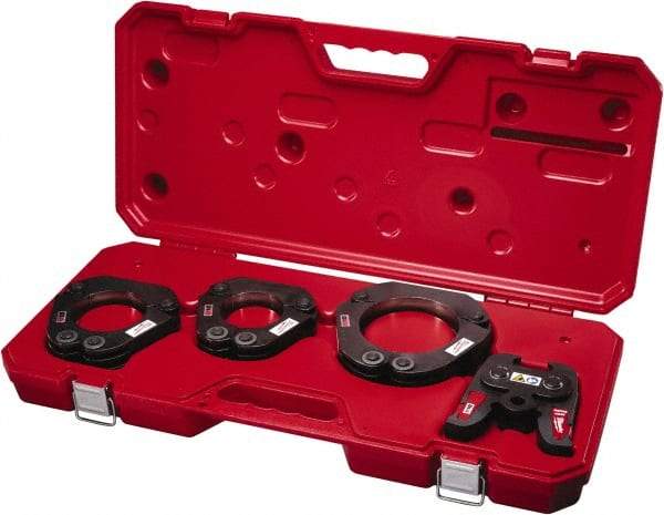 Milwaukee Tool - 2-1/2 to 4 Inch Pipe Capacity, 2-1/2 to 4 Inch Jaw Range, Press Ring Kit - Strong Tooling