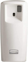 Rubbermaid - 0.019 Cu Ft Coverage, White Metered Aerosol Dispenser - D Battery Required - Strong Tooling