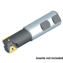 Kennametal - 26mm Cut Diam, 43mm Max Hole Depth, 63/64" Shank Diam, Internal/External Indexable Thread Mill - Insert Style STN 16, 16mm Insert Size, 2 Inserts, Toolholder Style TMS, 100mm OAL - Strong Tooling