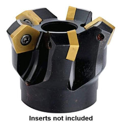 Kennametal - 125mm Cut Diam, 40mm Arbor Hole, 5.5mm Max Depth of Cut, 54° Indexable Chamfer & Angle Face Mill - 8 Inserts, PD.X 1204... Insert, 8 Flutes, Series KMS - Strong Tooling