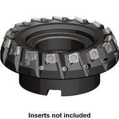 Kennametal - 100mm Cut Diam, 32mm Arbor Hole, 5.9mm Max Depth of Cut, 20° Indexable Chamfer & Angle Face Mill - 8 Inserts, SPHX 1205... Insert, Right Hand Cut, 8 Flutes, Series Fix-Perfect - Strong Tooling