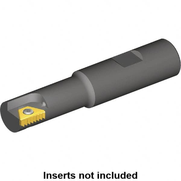 Kennametal - 9mm Cut Diam, 17mm Max Hole Depth, 20mm Shank Diam, Internal/External Indexable Thread Mill - Insert Style STN 10, 10.4mm Insert Size, 1 Insert, Toolholder Style TMS, 84mm OAL - Strong Tooling