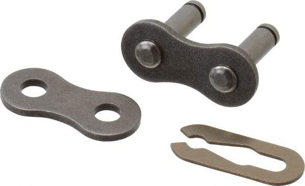 Browning - 5/8" Pitch, ANSI 50, Spring Type Roller Chain Connecting Link - For Use with Single Strand Chain - Strong Tooling