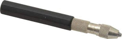 Starrett - 5" Long, 0.062" Capacity, Pin Vise - 5" Long, 1/2" Body Diam 0.03" Min Capacity - Strong Tooling