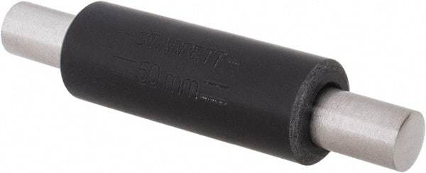 Starrett - 50mm Long, Spherical End Micrometer Calibration Standard - Use with Micrometers, Includes Heat Insulating Handle - Strong Tooling