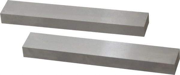 Starrett - 6" Long x 1" High x 1/2" Thick, Tool Steel Four Face Parallel - 0.0001" Parallelism, Sold as Matched Pair - Strong Tooling