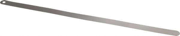 Starrett - 0.04mm Thick x 1/2 Inch Wide x 300mm Leaf Length, Parallel Feeler Gage - Tempered Steel - Strong Tooling