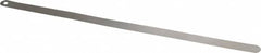 Starrett - 0.04mm Thick x 1/2 Inch Wide x 300mm Leaf Length, Parallel Feeler Gage - Tempered Steel - Strong Tooling