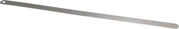 Starrett - 0.06mm Thick x 1/2 Inch Wide x 300mm Leaf Length, Parallel Feeler Gage - Tempered Steel - Strong Tooling