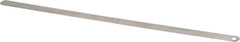 Starrett - 0.1mm Thick x 1/2 Inch Wide x 300mm Leaf Length, Parallel Feeler Gage - Tempered Steel - Strong Tooling