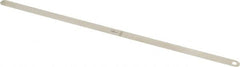 Starrett - 0.15mm Thick x 1/2 Inch Wide x 300mm Leaf Length, Parallel Feeler Gage - Tempered Steel - Strong Tooling