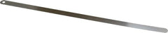 Starrett - 0.3mm Thick x 1/2 Inch Wide x 300mm Leaf Length, Parallel Feeler Gage - Tempered Steel - Strong Tooling