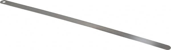 Starrett - 0.35mm Thick x 1/2 Inch Wide x 300mm Leaf Length, Parallel Feeler Gage - Tempered Steel - Strong Tooling