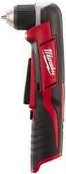 Milwaukee Tool - 12 Volt 3/8" Chuck Right Angle Handle Cordless Drill - 0-800 RPM, Keyless Chuck, Reversible, Lithium-Ion Batteries Not Included - Strong Tooling