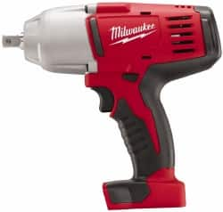 Milwaukee Tool - 1/2" Drive 18 Volt Pistol Grip Cordless Impact Wrench & Ratchet - 0 to 1,900 RPM, 0 to 2,200 BPM, 450 Ft/Lb Torque, Lithium-Ion Batteries Not Included - Strong Tooling