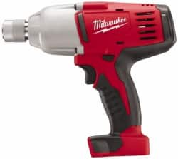 Milwaukee Tool - 7/16" Drive 18 Volt Pistol Grip Cordless Impact Wrench & Ratchet - 0 to 1,900 RPM, 0 to 2,200 BPM, 350 Ft/Lb Torque, Lithium-Ion Batteries Not Included - Strong Tooling