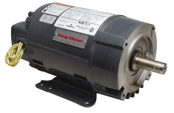 US Motors - 3 hp, ODP Enclosure, No Thermal Protection, 3,490 RPM, 208-230/460 Volt, 50/60 Hz, DripProof, Premium Efficiency Motor - Size 145TC Frame, Rigid Mount, 1 Speed, Ball Bearings, 8.2-7.3/3.7 Full Load Amps, F Class Insulation - Strong Tooling