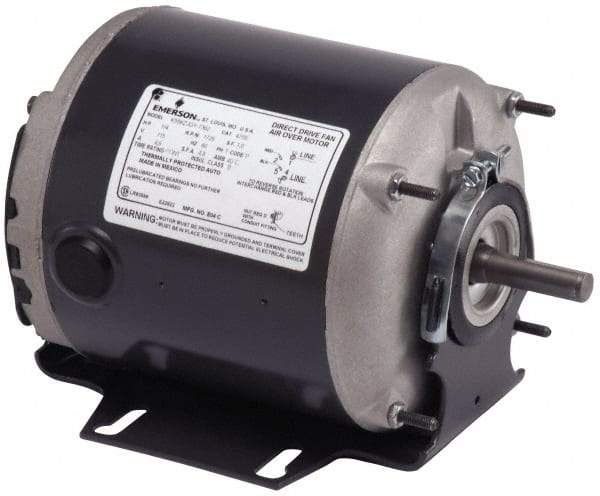 US Motors - 1/6 hp, TEAO Enclosure, Auto Thermal Protection, 1,140 RPM, 115 Volt, 60 Hz, Single Phase Split Phase Motor - Size 48Y Frame, Cradle/Stud Mount, 1 Speed, Sleeve Bearings, 4.1 Full Load Amps, B Class Insulation, Reversible - Strong Tooling