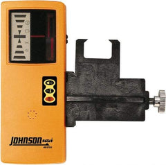 Johnson Level & Tool - Laser Level 9 V Battery, Laser Detector - Use With Red Beam Rotary Laser - Strong Tooling