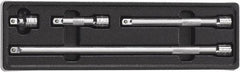 GearWrench - 3/8" Drive Socket Extension Set - 4 Pieces, Includes 1-1/2, 3, 6, 12" Lengths - Strong Tooling