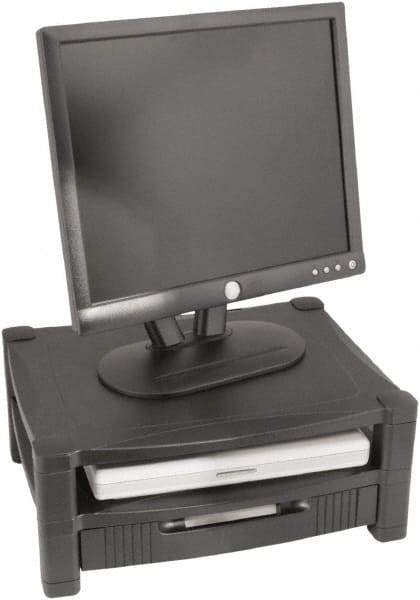 Kantek - Silver Two Level Stand - Use with Laptop, Monitor - Strong Tooling