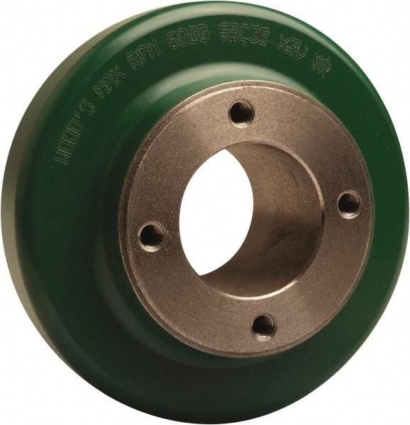 TB Wood's - 6.35" Hub, 9 Flexible Coupling Flange - 6.35" OD, 1-11/16" OAL, Cast Iron, Order 2 Hubs, 2 Flanges & 1 Sleeve for Complete Coupling - Strong Tooling