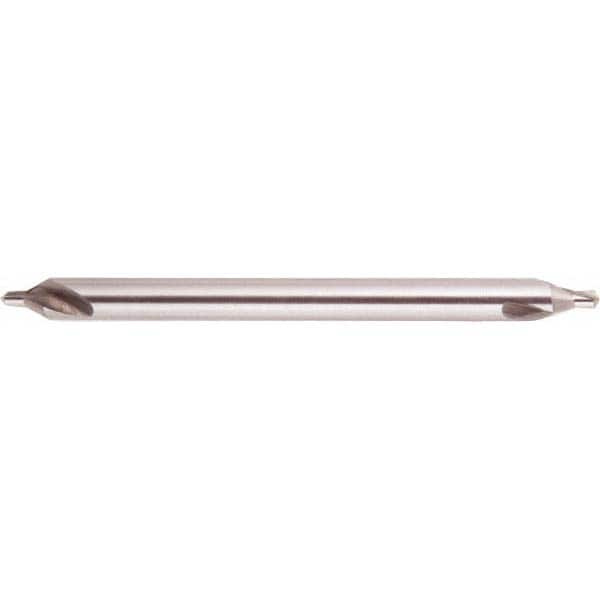 National Twist Drill - #6 Plain Cut 60° Incl Angle High Speed Steel Combo Drill & Countersink - Strong Tooling