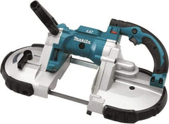 Makita - 18 Volt, 44-7/8" Blade, 530 SFPM Cordless Portable Bandsaw - 4-3/4" (Round) & 4-3/4 x 4-3/4" (Rectangle) Cutting Capacity, Lithium-Ion Battery Not Included - Strong Tooling