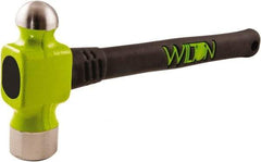 Wilton - Drop Forged Steel Ball Pein Hammer - Steel Handle with Grip, 14" OAL - Strong Tooling