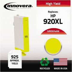 innovera - Yellow Inkjet Printer Cartridge - Use with HP Officejet 6000, 6000 Wireless, 6500, 6500 Wireless, Officejet Wide Format 7500A - Strong Tooling