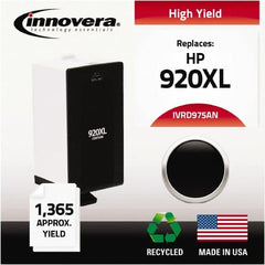 innovera - Black Inkjet Printer Cartridge - Use with HP Officejet 6000, 6000 Wireless, 6500, 6500 Wireless, Officejet Wide Format 7500A - Strong Tooling