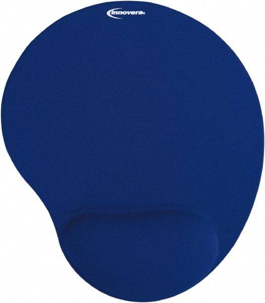 innovera - 8-7/8" x 10-3/8" x 1" Blue Mouse Pad - Use with Mouse - Strong Tooling